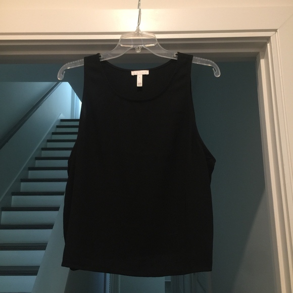 Black Tank Top Blouse - Picture 1 of 1